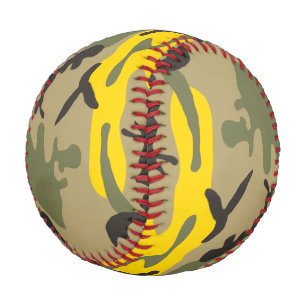 Gelbe und grüne Camouflage, Militär, Armee Baseball