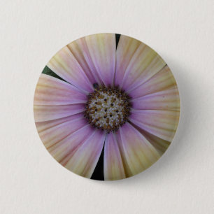 Gelbe und Lila Blume Button