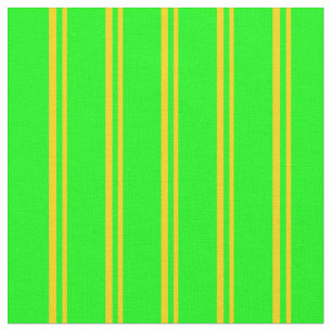 Gelbe und Limone farbige Linien Stoff
