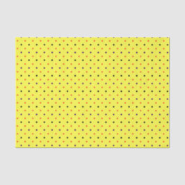 Gelbe und mehrmalige Polka-Punkte Seidenpapier