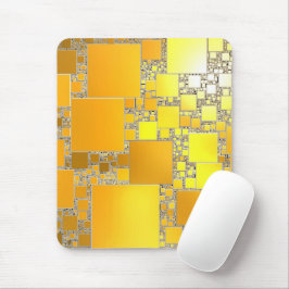 Gelbe und orangefarbene Maus-Pad Mousepad