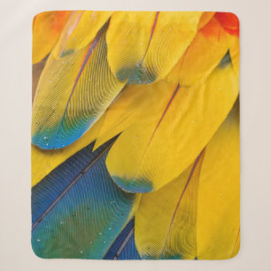 Gelbe und rote Blume Sherpadecke