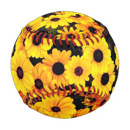 Gelbe und schwarze Blume Baseball