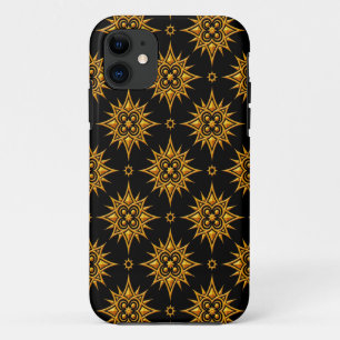 Gelbe und schwarze Sternchen-Vereinbarung Case-Mate iPhone Hülle