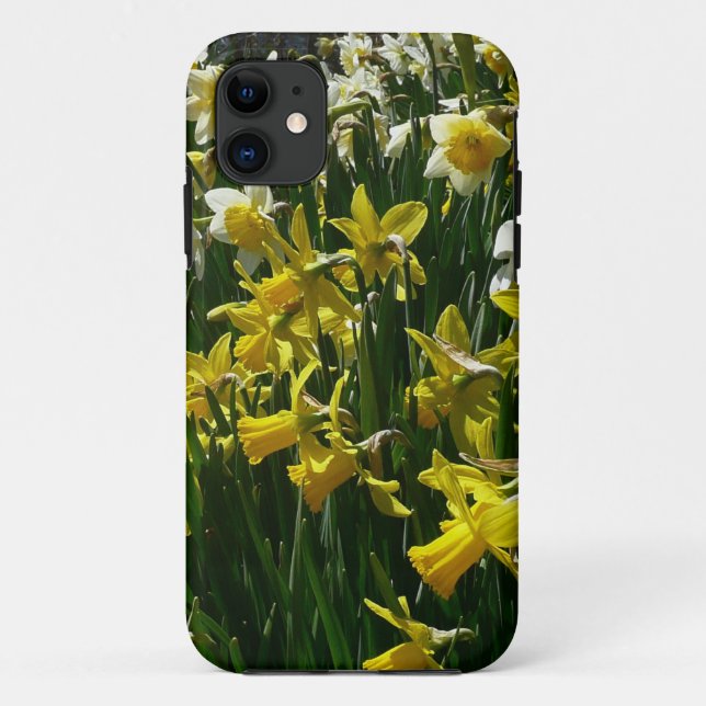 Gelbe und weiße Kleidung Frühlingsblumen Case-Mate iPhone Hülle (Rückseite)