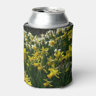Gelbe und weiße Kleidung Frühlingsblumen Dosenkühler