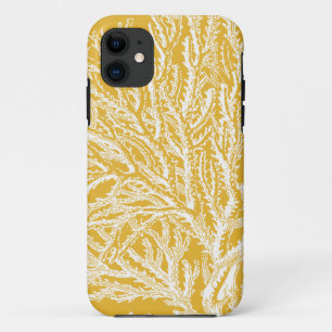 Gelbe und weiße Koralle Case-Mate iPhone Hülle