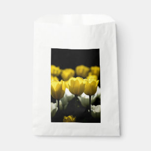 Gelbe und weiße Tulpen Geschenktütchen