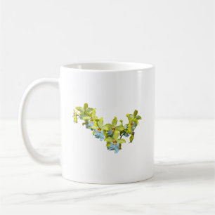 Gelbe und weiße Vuylstekearen Kaffeetasse