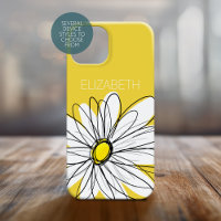 Gelbe und weiße weiße, weißliche Daisy mit benutze