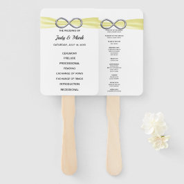 Gelbe Unendlichkeitspillover Fächer