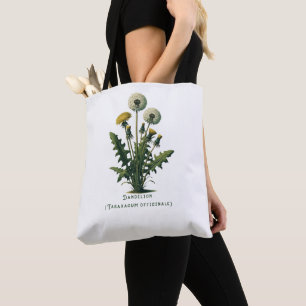 Gelbe Vintage Kronleuchter-Blume Tasche