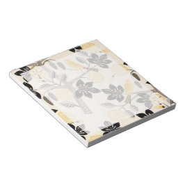 Gelbe Vögel Notizblock