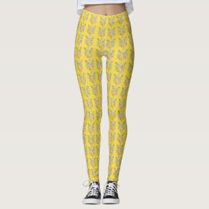 Gelbe Wächter Engel Kunst Leggings