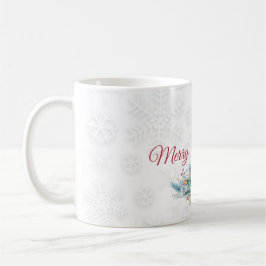 Gelbe Wasserfarbenküche und farbenfroher Kranz Kaffeetasse