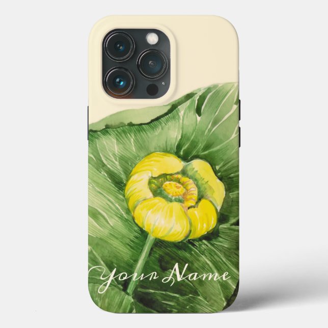 Gelbe Wasserlilie Case-Mate iPhone Hülle (Rückseite)