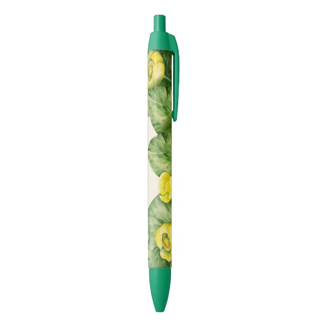 Gelbe Wasserlilie Kugelschreiber (Unterseite (Vertikal))
