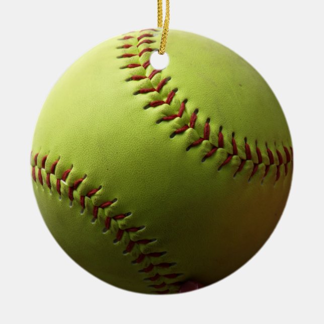 Gelbe Weichkapsel Keramikornament (Vorne)