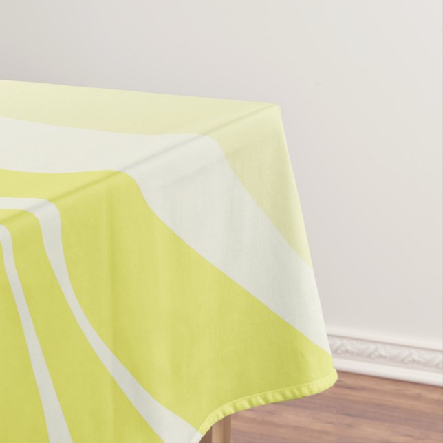 Gelbe Wellen Tableclout Tischdecke (Beispiel)