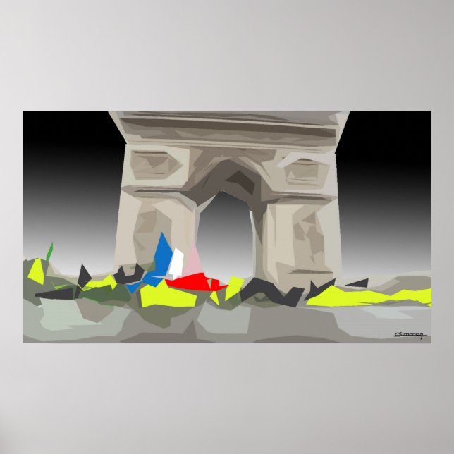 Gelbe Westen Poster (Vorne)