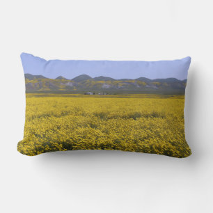 Gelbe Wildblume Lendenkissen