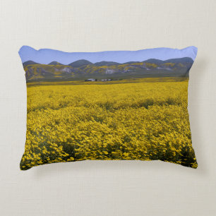Gelbe Wildblume Zierkissen