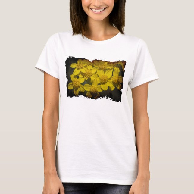 Gelbe Wildblumen T-Shirt (Vorderseite)