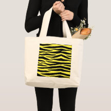 Gelbe Zebra Streifen Totbeutel