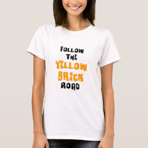 gelbe Ziegelsteinstraße T-Shirt
