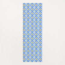 Gelbe Zitrone Blaue Fliese 