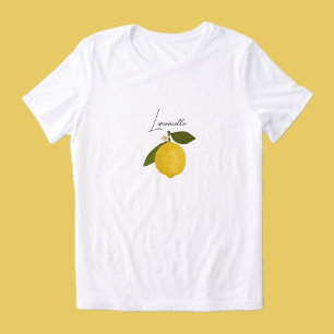 Gelbe Zitrone mit grünen Blättern Frische Zitrus Tri-Blend Shirt