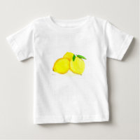 Gelbe Zitronen Früchte Aquarell Citrus Moderne