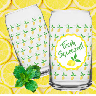 Gelbe Zitronen-Limonade  Dosenglas