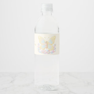 Gelbe Zitronencreme-Schmetterling-Baby-Shower-Wass