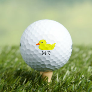 Gelbente Mit Monogramm Golfball