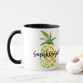 Gelber Ananas Tasse