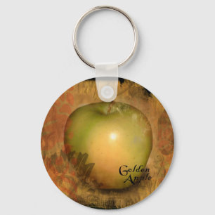 Gelber Apple Schlüsselanhänger