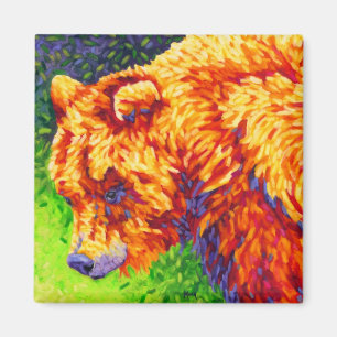 Gelber Bärenmagnet Magnet