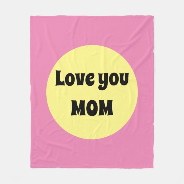 Gelber Big Dot Fleecedecke (Vorderseite)