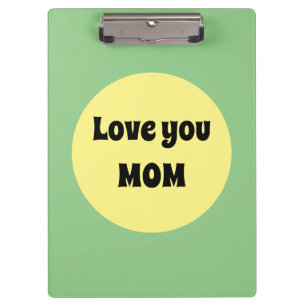 Gelber Big Dot Klemmbrett