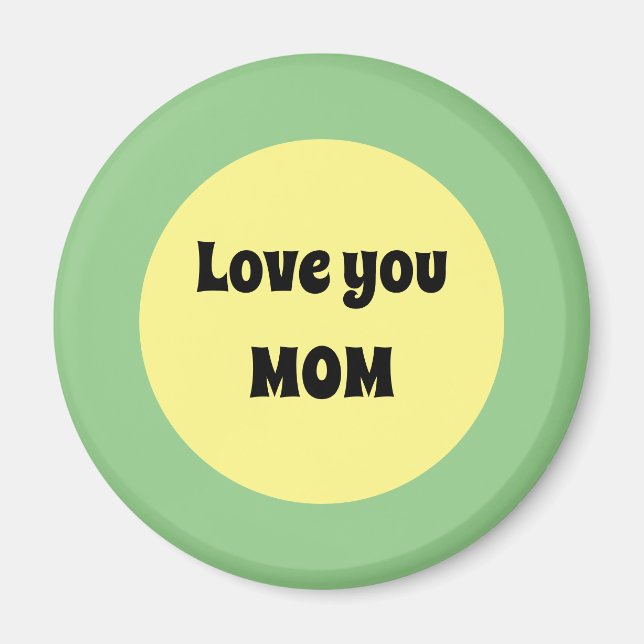 Gelber Big Dot Magnet (Vorne)