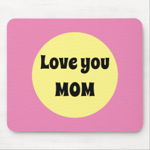 Gelber Big Dot Mousepad