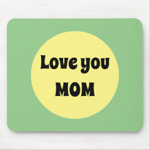 Gelber Big Dot Mousepad