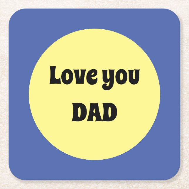 Gelber Big Dot Square Sticker Rechteckiger Pappuntersetzer (Vorderseite)