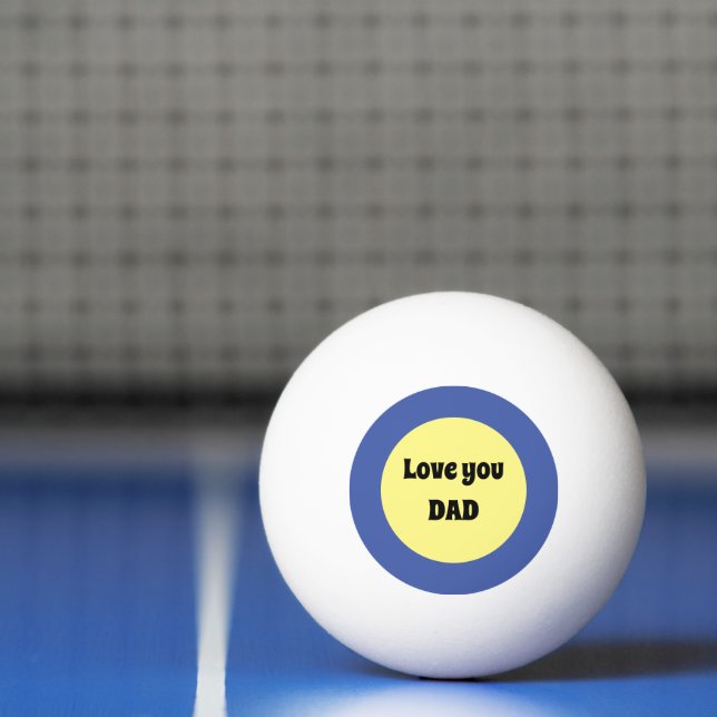Gelber Big Dot Square Sticker Tischtennisball (Netto)
