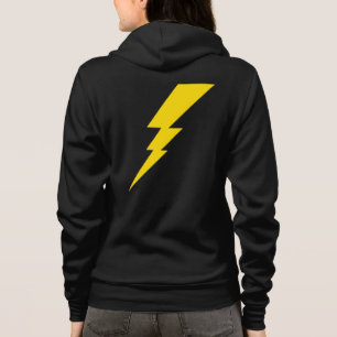 Gelber Blitzschlag Hoodie
