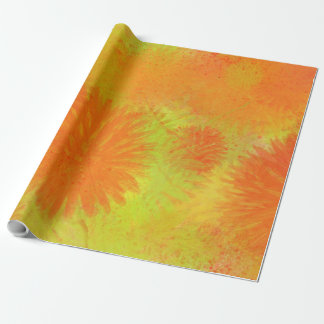 Gelber Chardon Geschenkpapier