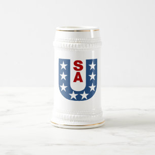 Gelber Chope DESIGN USA Bierglas