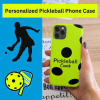 Gelber Coach für Pickleball