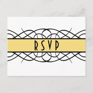 Gelber Deko Blühte UAWG Postkarte